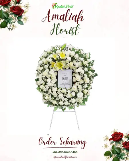 Krans Bunga Duka Pasarsenen